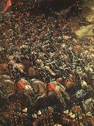 ALTDORFER, Albrecht The Battle of Alexander (detail)   bbb Germany oil painting reproduction